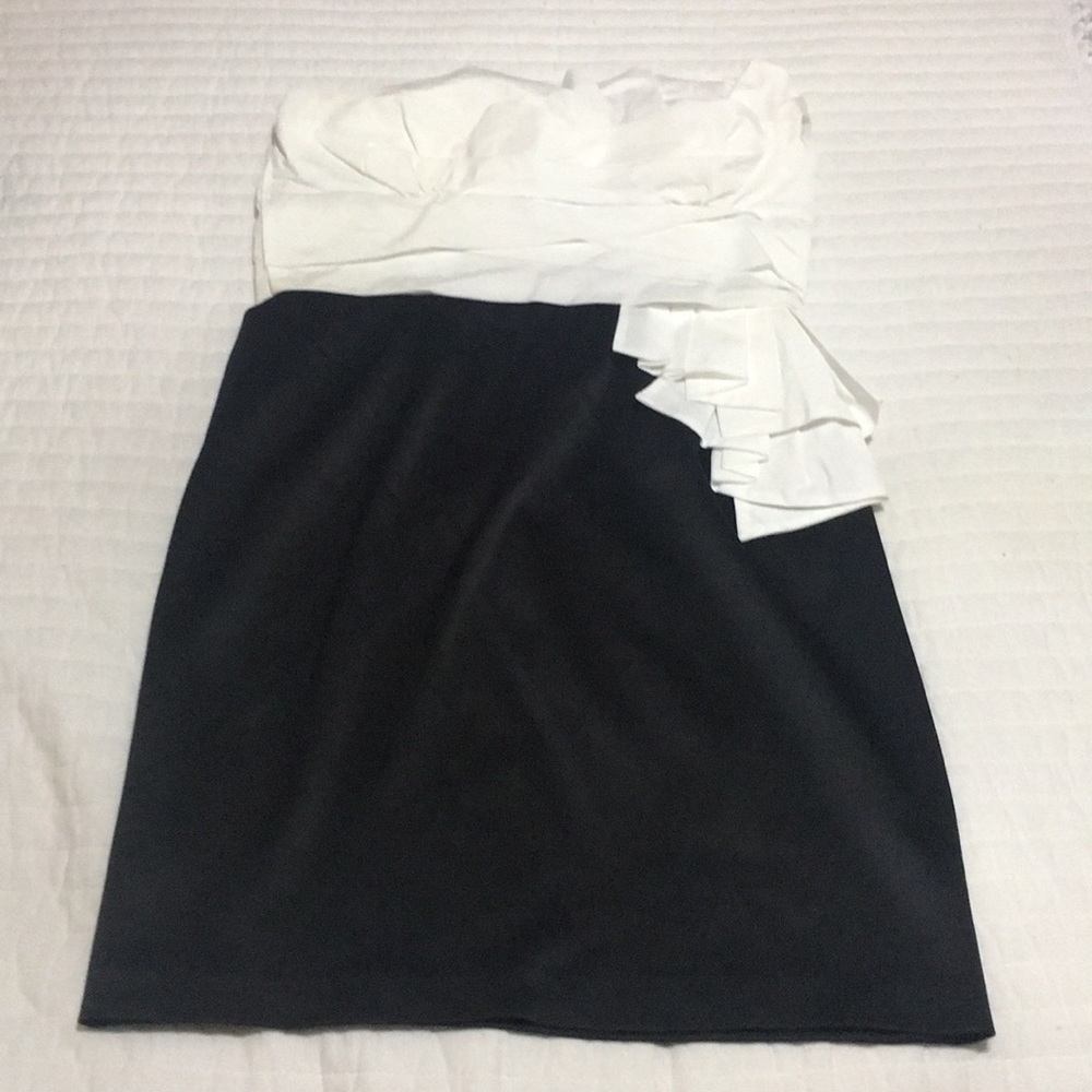 Black and White Mini Dress